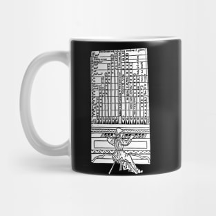 Medieval Pipe Organ Diagram Mug